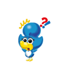 幸せを運ぶ青い鳥 びぃびぃ（個別スタンプ：4）