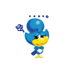 幸せを運ぶ青い鳥 びぃびぃ（個別スタンプ：21）