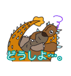 たれメきょうりゅうたち（個別スタンプ：12）