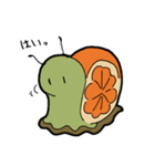 オレンジマイマイ（個別スタンプ：23）