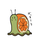 オレンジマイマイ（個別スタンプ：33）