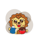 Yonyon the Lion（個別スタンプ：35）