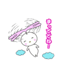 ハート耳のうさぎのラブちゃん（個別スタンプ：8）