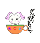 ハート耳のうさぎのラブちゃん（個別スタンプ：25）