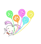 ハート耳のうさぎのラブちゃん（個別スタンプ：27）