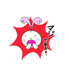ハート耳のうさぎのラブちゃん（個別スタンプ：34）