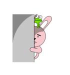 facial paralysis Rabbit（個別スタンプ：1）