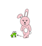 facial paralysis Rabbit（個別スタンプ：6）