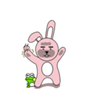 facial paralysis Rabbit（個別スタンプ：7）