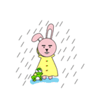 facial paralysis Rabbit（個別スタンプ：9）