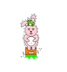 facial paralysis Rabbit（個別スタンプ：10）
