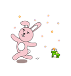 facial paralysis Rabbit（個別スタンプ：12）