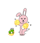 facial paralysis Rabbit（個別スタンプ：18）