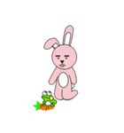 facial paralysis Rabbit（個別スタンプ：22）