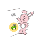 facial paralysis Rabbit（個別スタンプ：24）