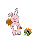 facial paralysis Rabbit（個別スタンプ：26）