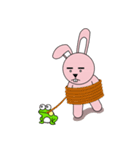 facial paralysis Rabbit（個別スタンプ：34）