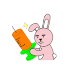 facial paralysis Rabbit（個別スタンプ：38）