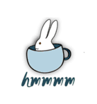 minmin....rabbit in cup（個別スタンプ：6）