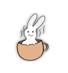 minmin....rabbit in cup（個別スタンプ：12）