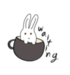 minmin....rabbit in cup（個別スタンプ：17）