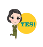 Thai Army Wives V.1（個別スタンプ：34）
