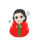 Thai Army Wives V.1（個別スタンプ：36）