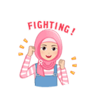 Cute Hijab (Eng)（個別スタンプ：20）