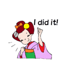 舞妓まいちゃん使える生きた英会話フレーズ（個別スタンプ：9）