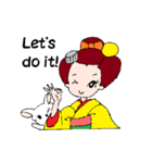 舞妓まいちゃん使える生きた英会話フレーズ（個別スタンプ：14）