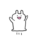 うさぎ 文字なし（個別スタンプ：3）