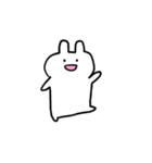 うさぎ 文字なし（個別スタンプ：4）