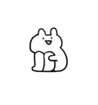 うさぎ 文字なし（個別スタンプ：9）
