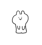 うさぎ 文字なし（個別スタンプ：16）