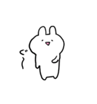 うさぎ 文字なし（個別スタンプ：19）