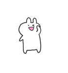 うさぎ 文字なし（個別スタンプ：28）