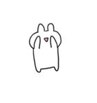 うさぎ 文字なし（個別スタンプ：31）