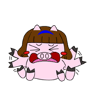 Single daily silly Pig（個別スタンプ：4）