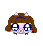 Single daily silly Pig（個別スタンプ：9）