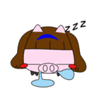 Single daily silly Pig（個別スタンプ：11）