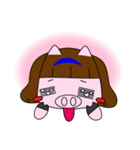 Single daily silly Pig（個別スタンプ：16）