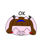 Single daily silly Pig（個別スタンプ：25）