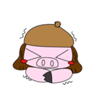 Single daily silly Pig（個別スタンプ：28）