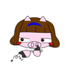 Single daily silly Pig（個別スタンプ：33）