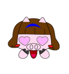 Single daily silly Pig（個別スタンプ：34）