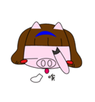 Single daily silly Pig（個別スタンプ：38）