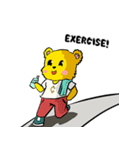 C Relax Bear（個別スタンプ：40）