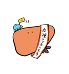 使いやすい肝臓くん（個別スタンプ：22）