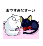 黒猫とペルシャの日常（個別スタンプ：12）