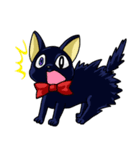黒猫とペルシャの日常（個別スタンプ：13）